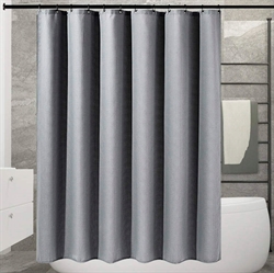 Badeforhæng WAFFLE i grå - 180x220 cm fra MOUD Home