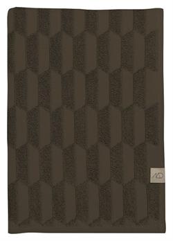 Geo håndklæde i brun 35x55 cm fra Mette Ditmer
