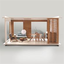 Arkitekttegnet dukkehus - Miniko