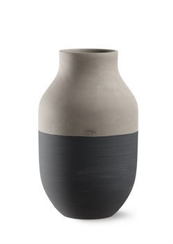 Omaggio Circulare grå vase flere størrelser Kähler