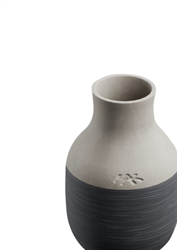 Omaggio Circulare grå vase flere størrelser Kähler