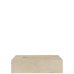 Marble tissue cover - marmor kleenexbox i sand fra Mette Ditmer