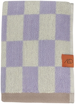 Retro håndklæde i lilla flere størrelser fra Mette Ditmer