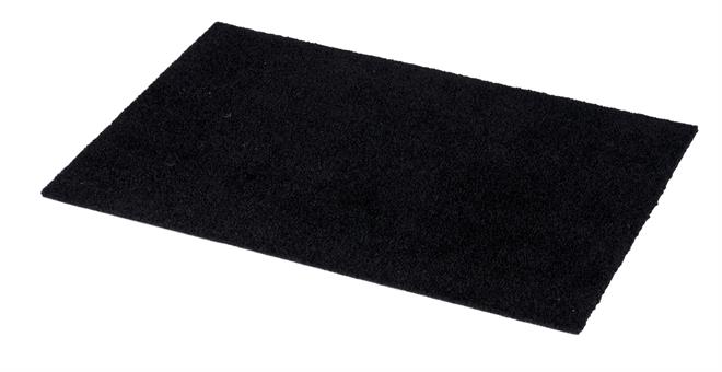 Dørmåtte sort Unicolor 40x60cm fra Tica Copenhagen