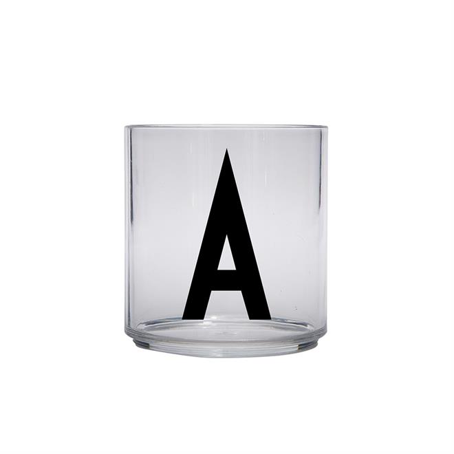 Kids personlige drikkeglas A fra Design Letters
