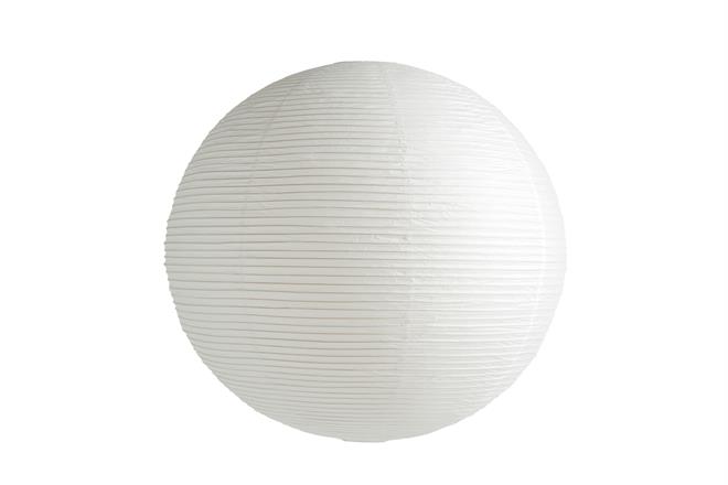Loftlampe i rispapir - lampeskærm i hvid Ø80 cm fra Hay