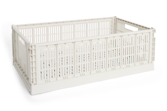 HAY Colour Crate folde opbevaringskasse X-large offwhite