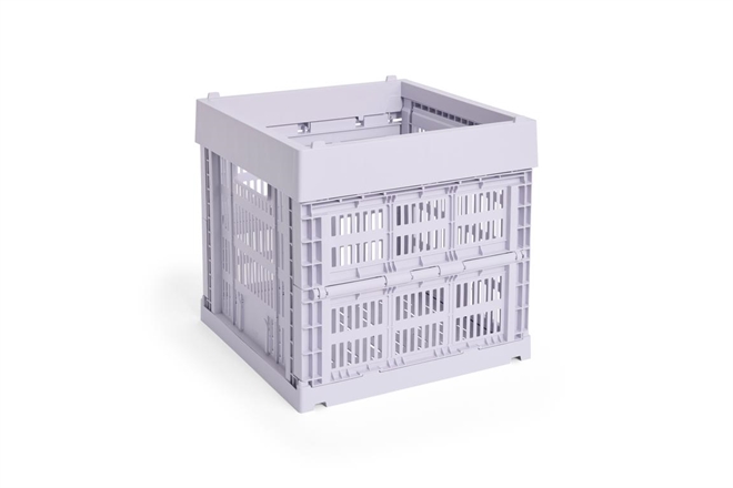 HAY Colour Crate folde opbevaringskasse Cube lavendel