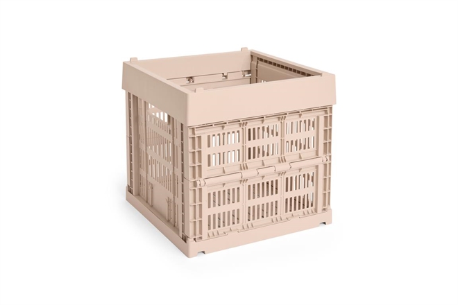 HAY Colour Crate folde opbevaringskasse Cube pudder