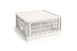 HAY Colour Crate plastik låg large square/cube til opbevaringskasse