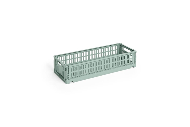 HAY Colour Crate folde opbevaringskasse mini oblong saga green