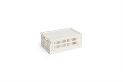 HAY Colour Crate plastik låg small til opbevaringskasse offwhite