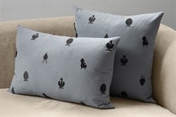Sofapude Designikoner grå 50x50 cm fra Brainchild