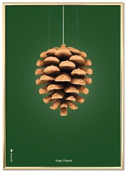 Plakat Koglen-Original grøn 30x40 cm fra Brainchild