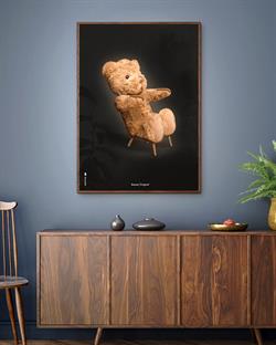 Plakat Bamse sort 50x70 cm fra Brainchild