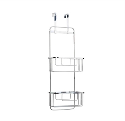 Dørhængt dobbeltkurv i rustfri stål fra Croydex