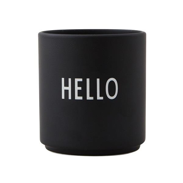 Favoritkop HELLO kop i sort fra Design Letters