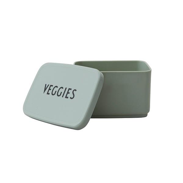 Snack box grøn VEGGIES fra Design Letters