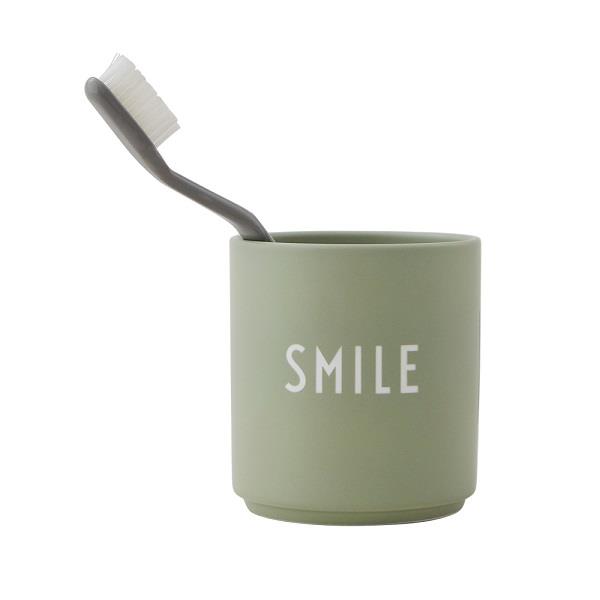 Favoritkop SMILE kop i grøn fra Design Letters