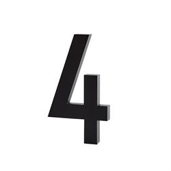Inde - ude aluminium tal 100mm Arne Jacobsen orginal typo fra Design Letters