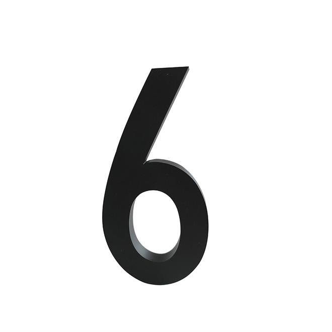 Inde - ude tallet 6 - 50mm Arne Jacobsen orginal typo