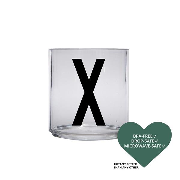 Kids personlige drikkeglas X fra Design Letters