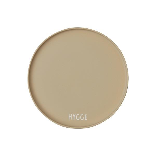 Favorit tallerken / bakke - HYGGE i beige fra Design Letters