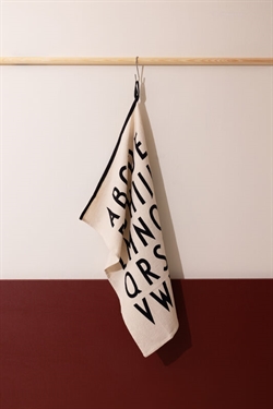 Premium Classic viskestykke 50x70 sort fra Design Letters