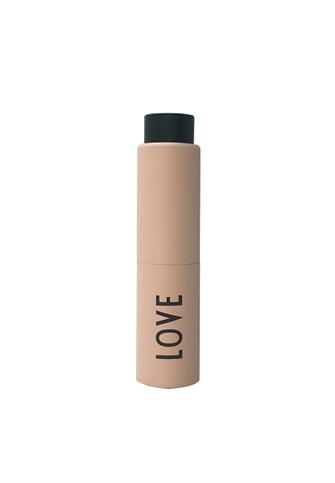 Take Care Håndsprit dispenser sprayflaske i nude LOVE fra Design Letters