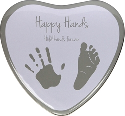 Happy Hands 2D hånd og fod aftryk hjerte gaveæske fra Dooky