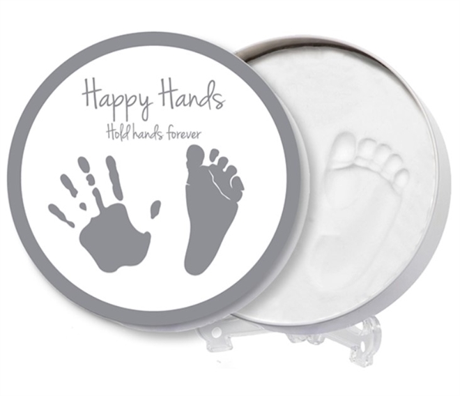 Happy Hands hånd og fod aftryk gaveæske fra Dooky