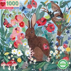 Puslespil 1000 brikker - Poppy Bunny fra eeBoo