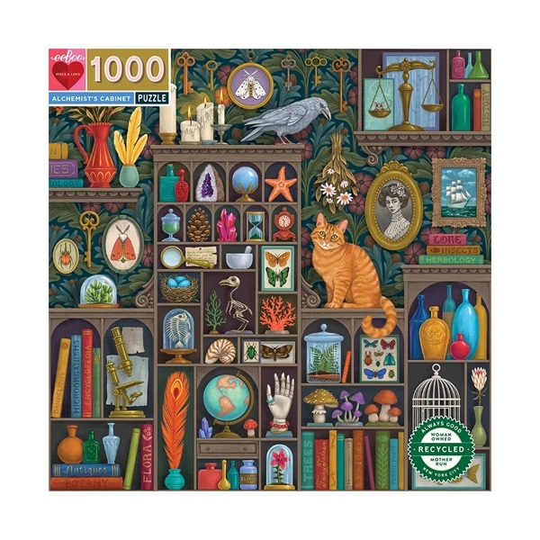 Puslespil 1000 brikker - Alchemist\'s Cabinet fra eeBoo