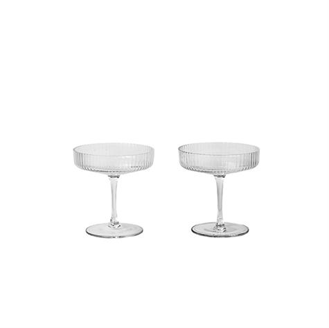 Ripple Champagneglas 2 stk fra Ferm Living