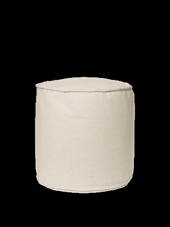 Aun cotton Puf - Ø40 - Off-white fra Ferm Living