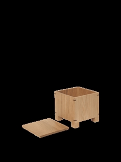 Bon garlic box - hvidløgskasse i olieret eg fra Ferm Living