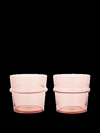 Boya glas lav blush - Sæt of 2 fra Ferm Living
