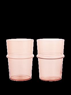 Boya glas høj blush - Sæt of 2 fra Ferm Living