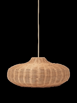 Flettet Lampeskærm Disc - loftlampe fra Ferm Living