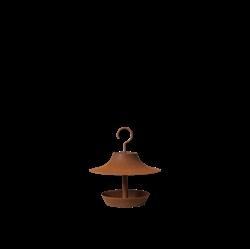 Cortivo Outdoor fuglefoderbræt i rust fra Ferm Living