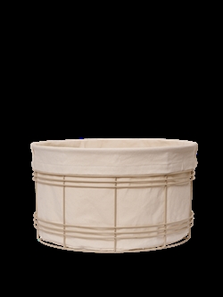 Fio Laundry Basket - vasketøjskurv lav i cashmere fra Ferm Living