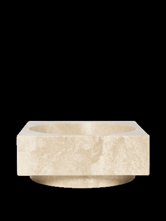 Hew centerpiece high - opsats travertine fra Ferm Living