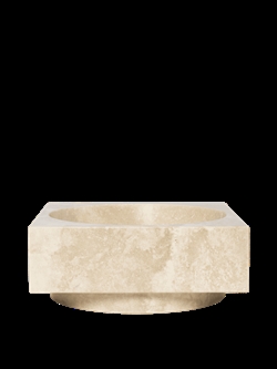 Hew centerpiece high - opsats travertine fra Ferm Living