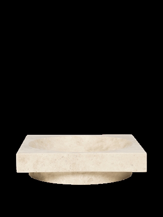 Hew centerpiece low - opsats travertine fra Ferm Living