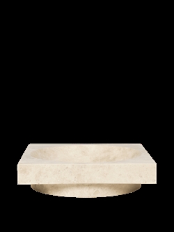 Hew centerpiece low - opsats travertine fra Ferm Living