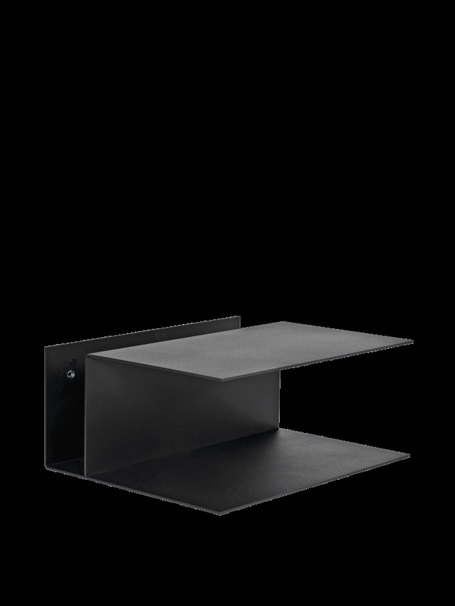 Lager Bedside Table - sengebord i sort fra Ferm Living