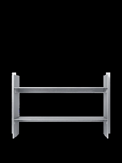 Lager low rack - lav reol i aluminium fra Ferm Living