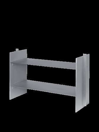 Lager low rack - lav reol i aluminium fra Ferm Living