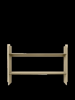 Lager low rack - lav reol i cashmere fra Ferm Living