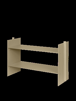 Lager low rack - lav reol i cashmere fra Ferm Living